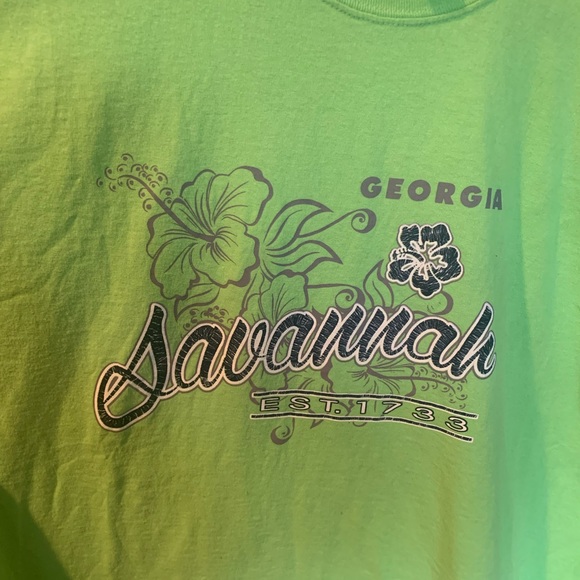🌺Clearance or GWP Green Savannah tee 2x - Picture 2 of 5